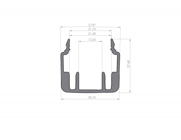 Kabelkanalprofil 30x30